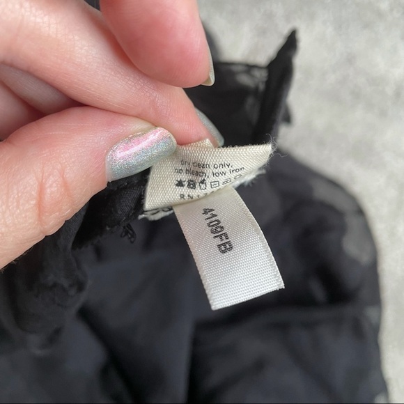 L’Agence Silk Blend Burnout Long Sleeve Blouse - Picture 8 of 10